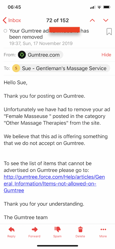 Gumtree Advertising Part 3, Gumtree Advertising Part 3, Full Body Massage Service
