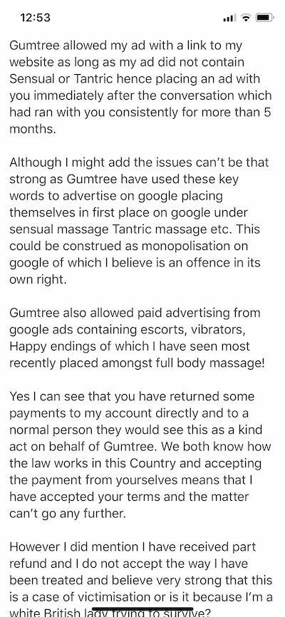 Gumtree Advertising Part 3, Gumtree Advertising Part 3, Full Body Massage Service