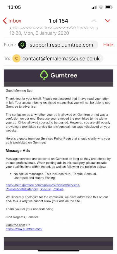 Gumtree Advertising Part 3, Gumtree Advertising Part 3, Full Body Massage Service