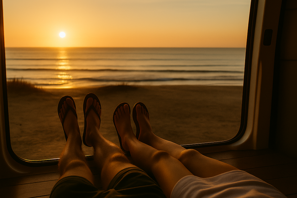 The Stranger with golden eyes, A Sensual Vanlife Encounter: The Stranger with the Golden Eyes, Full Body Massage Service